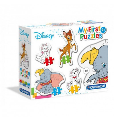 CLEMENTONI Eerste puzzels - Disney fig. 3/6/9/12st.