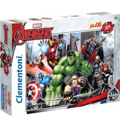 CLEMENTONI Puzzel maxi - Marvel Avengers 104st.