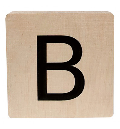 MINIMOU Letterblok B - 18mm hout