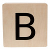 MINIMOU Letterblok B - 18mm hout