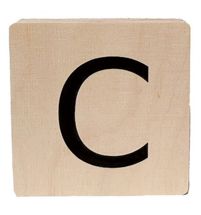 MINIMOU Letterblok C - 18mm hout