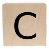 MINIMOU Letterblok C - 18mm hout