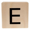 MINIMOU Letterblok E - 18mm hout