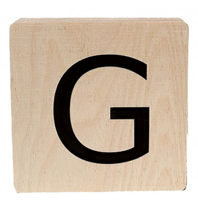 MINIMOU Letterblok G - 18mm hout