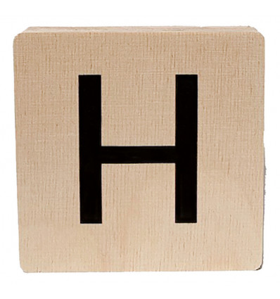MINIMOU Letterblok H - 18mm hout