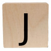 MINIMOU Letterblok J - 18mm hout