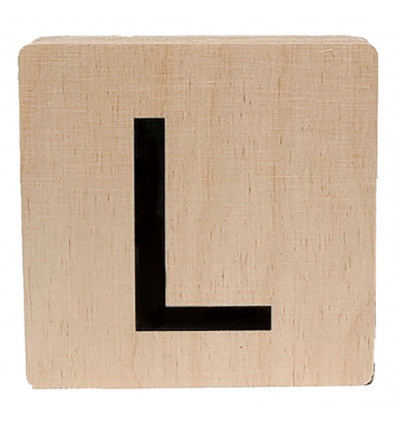 MINIMOU Letterblok L - 18mm hout
