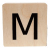 MINIMOU Letterblok M - 18mm hout