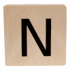 MINIMOU Letterblok N - 18mm hout