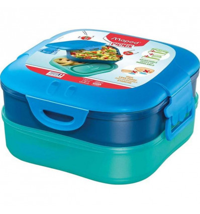 MAPED Picnik lunchbox 3in1 - blauw