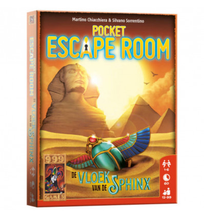 999 GAMES Pocket escape room - De vloek van de Sphinx - breinbreker