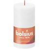 BOLSIUS stompkaars - 13x6.8cm - cloudy white rustiek