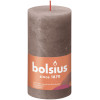 BOLSIUS stompkaars - 13x6.8cm - rustic taupe rustiek