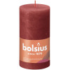 BOLSIUS stompkaars - 13x6.8cm - delicate red rustiek