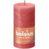 BOLSIUS stompkaars - 13x6.8cm - blossom pink rustiek