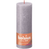 BOLSIUS stompkaars - 19x6.8cm - frosted lavender rustiek