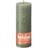 BOLSIUS stompkaars - 19x6.8cm - fresh olive rustiek