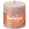 BOLSIUS stompkaars - 10x10cm - misty pink rustiek