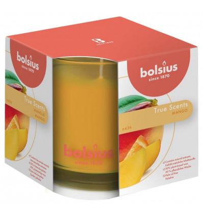 BOLSIUS geurkaars 9.5x9.5cm - mango