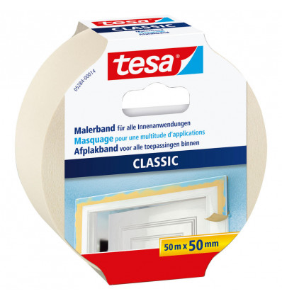TESA afplakband classic 50m x 50mm 104710