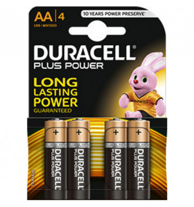 DURACELL Batterij AA 100% - 4stuks