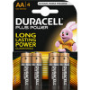 DURACELL Batterij AA 100% - 4stuks