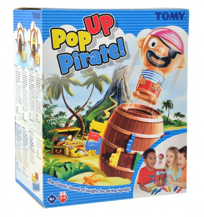 TOMY - Pop up pirate - gezelschapsspel 10088858 10080065