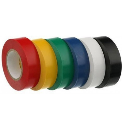 PVC tape - 6x15m - kleur