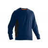 JOBMAN Sweater - M - hemelsblauw/zwart
