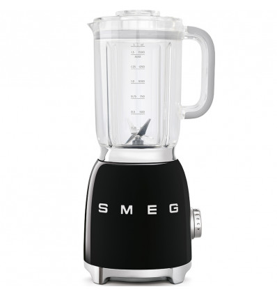 SMEG Blender 1.5L - zwart voor smoothie en crushed ice TU UC BLF03BLEU