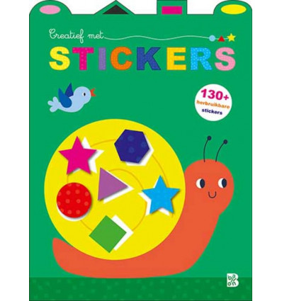 Creatief met stickers - Slak