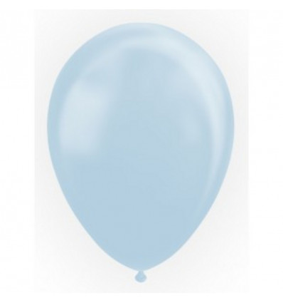 FIESTA 10 ballonnen 30cm - pearl blauw licht