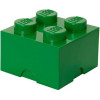 LEGO Brick 4 opbergbox - 25x25x18cm 6L - groen