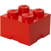 LEGO Brick 4 opbergbox - 25x25x18cm 6L - rood