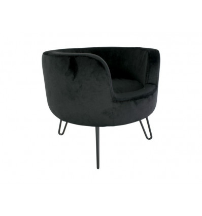 Leitmotiv THRONE dieren sofa - 41.5x36cm- velvet zwart
