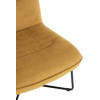 JLine lounge stoel - 66x74x80cm - oker frame textiel - metaal