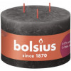 BOLSIUS Kaars 3 lonten - 9x14cm - stormy grey rustiek