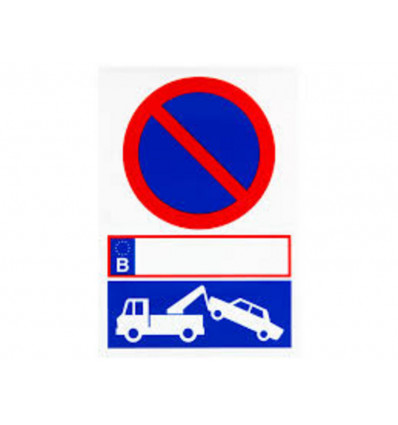 PICKUP Parkeerverbod met wegsleepregeling - 33x23cm
