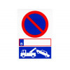 PICKUP Parkeerverbod met wegsleepregeling - 33x23cm
