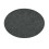 ZICZAC Truman placemat ovaal - 33x45cm - zwart