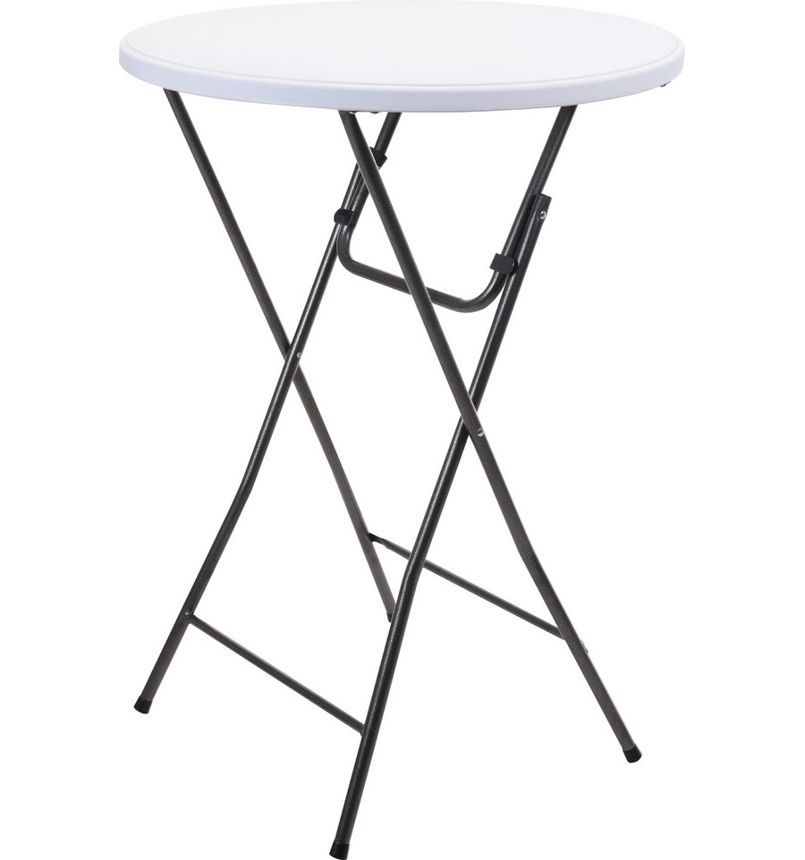 Voetganger R Openlijk Party bartafel - 80x110cm - wit hoge partytafel inklapbare statafel -  Europoint BVBA