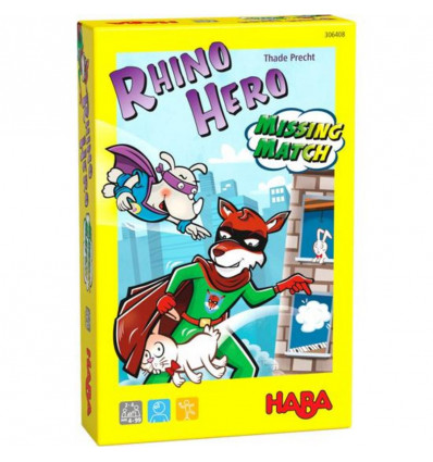 HABA Spel - Rhino hero, missing match