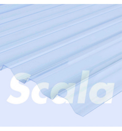 SCALA Greca golfplaat 76/18 115x153cm 0.9mm PVC transparant