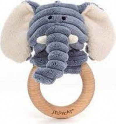 JELLYCAT Ring hout - baby olifant