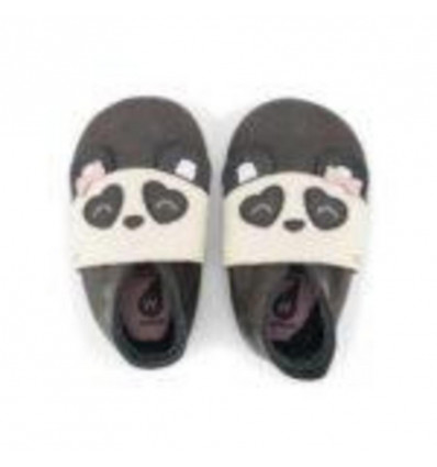 BOBUX Soft Soles - bam-bow charcoal - L pandabeer