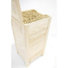 Opbergkoffer voor pellets - 83x40x40cm - hout