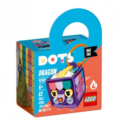 LEGO Dots 41939 Tassenhanger draak