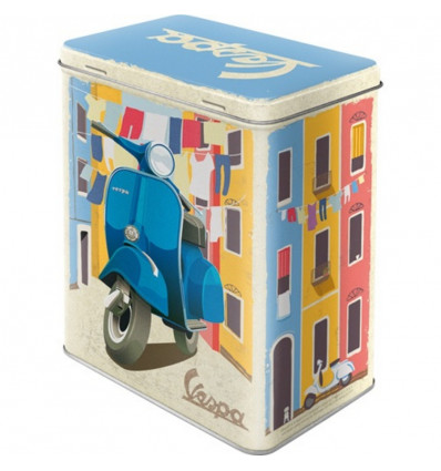 Tin box L Vespa - Italian laundry