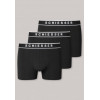 SCHIESSER Heren shorts 3st.- zwart - 005 M