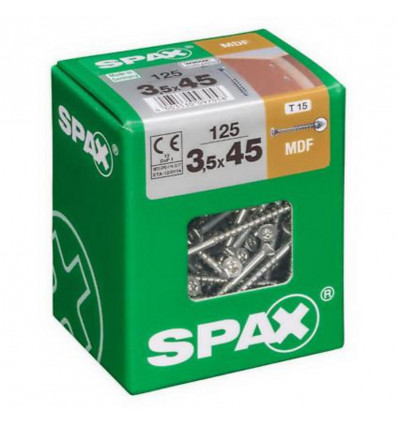 SPAX MDF 3.5x45 L 125 stuks